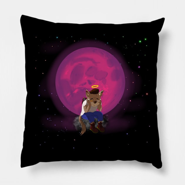 Sad werewolf Pillow by  Sadboy12