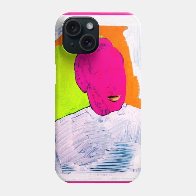 Neon man Phone Case by Kat Evans