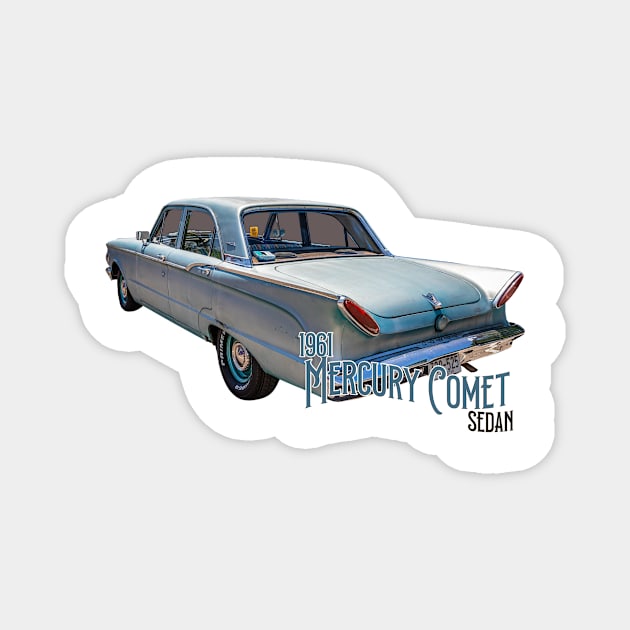 1961 Mercury Comet Sedan Magnet by Gestalt Imagery