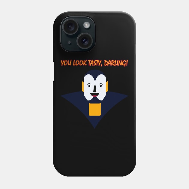 Happy Halloween Vampire - You look tasty, darling! Phone Case by SPAZE