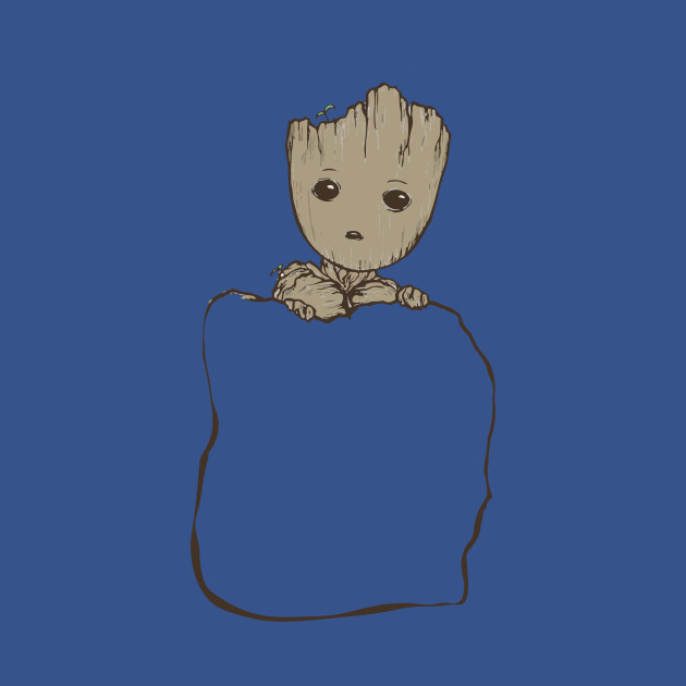 Groot in your Pocket - Groot - T-Shirt