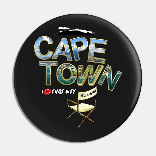 Discover Cape-Town T-shirt Pin by Just Kidding by Nadine May