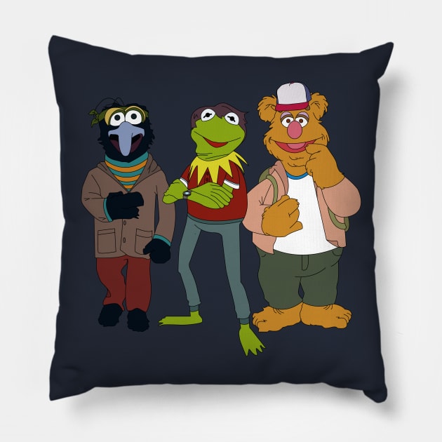 Stranger Muppets Pillow by jkwatson5
