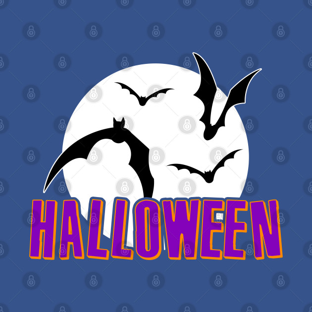 Discover Moon Halloween Costume Bats - Halloween - T-Shirt