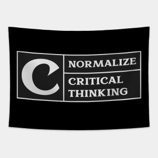 Normalize Critical Thinking Libertarian Classical Liberal Thinker Tapestry