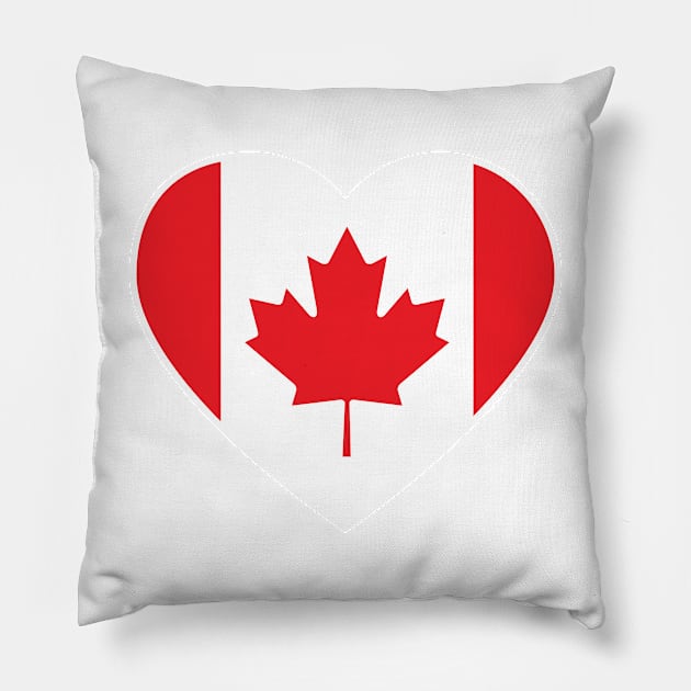 Canada Love Pillow by greenoriginals