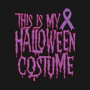 This Is My Halloween Costume Purple Domestic Abuse Awareness T-Shirt