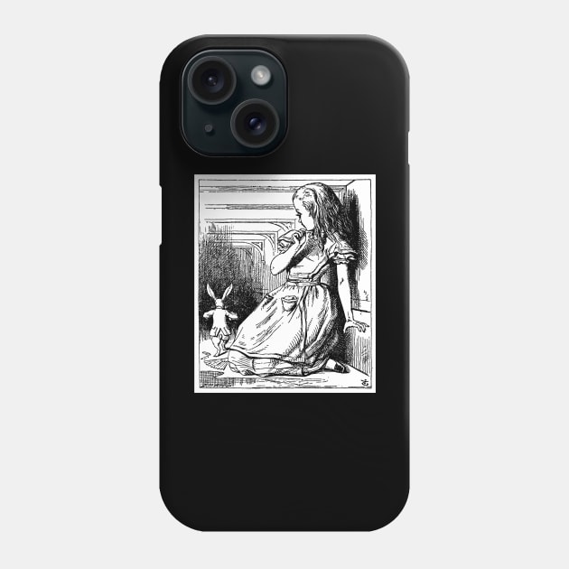 The Rabbit Started Violently Phone Case by ShawnMThrasher