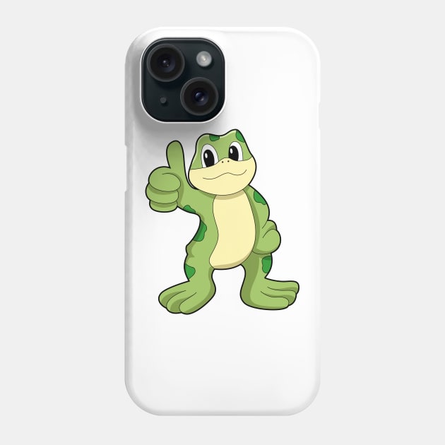 Frog with Approve Phone Case by Markus Schnabel