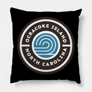 Ocracoke Island, NC Waves Summer Vacationing Pillow