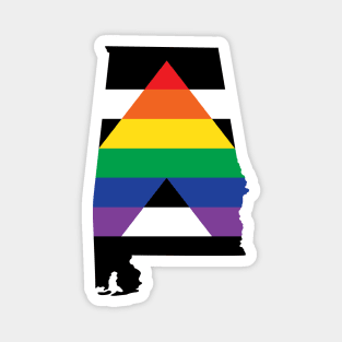 Alabama Straight Ally Pride Magnet