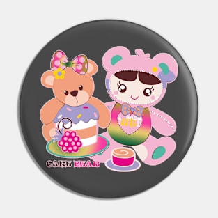 cake bear Pin