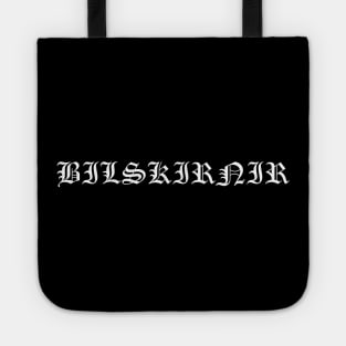 Bilskirnir Logo | Black Metal Tote