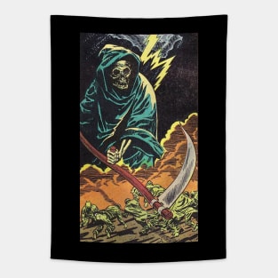 Angel of Death and scythe Tapestry