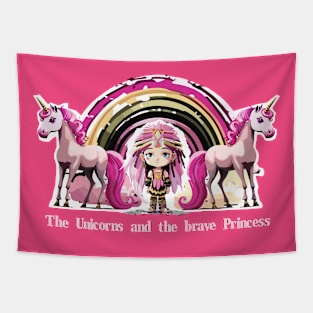 The Unicorn and the brave Princess Tapestry