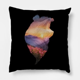 Drama in sunset Pillow