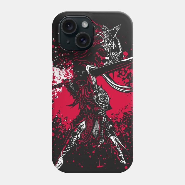 Artorias and Sif Phone Case by RarieDash