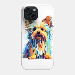 Yorkshire Terrier Dog Pet World Animal Lover Furry Friend Abstract Phone Case