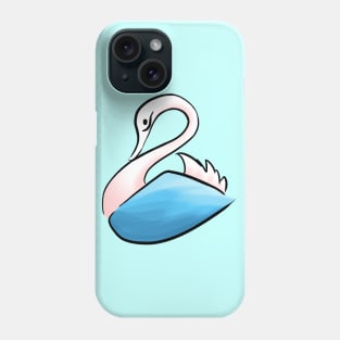 Blue Swan Phone Case