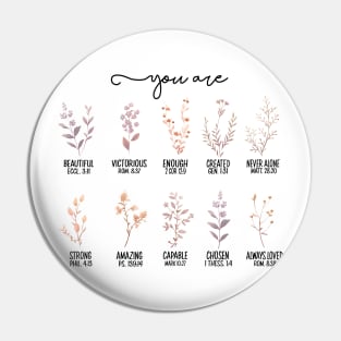 You Are Bible Verse Inspiration Bible Wild Flowers Christian 2 Pin