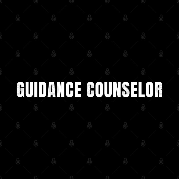 Guidance Counselor Funny Job Title Profession Birthday Gift Idea by qwertydesigns