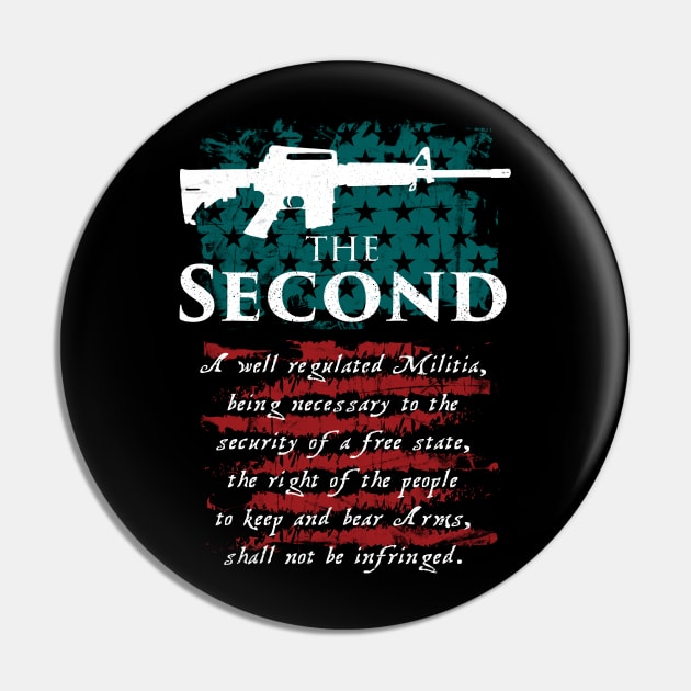 The Second Amendment Pin by Toby Wilkinson