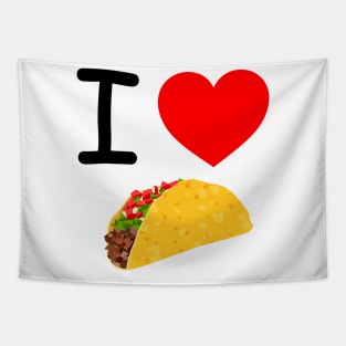 I Heart Tacos Tapestry