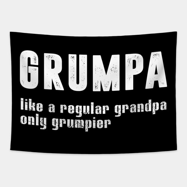 Grumpa Like A Regular Grandpa Only Grumpier Tapestry by Danielsmfbb