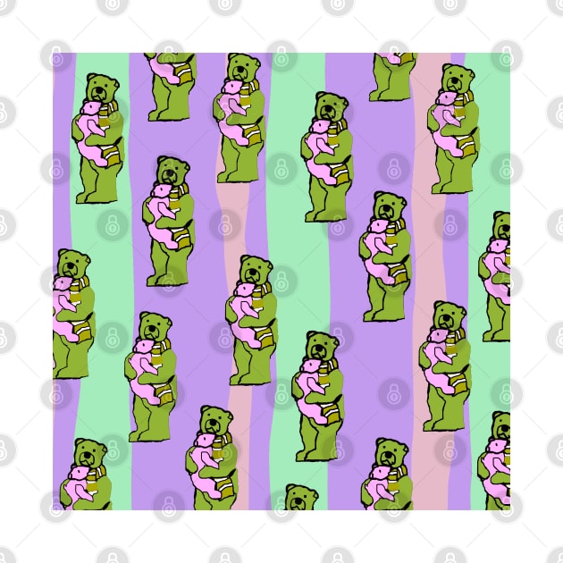 TEDDY BEAR DADDY AND TEDDY BEAR BABY PATTERN by Overthetopsm