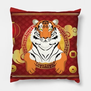 Lunar new year tiger Pillow
