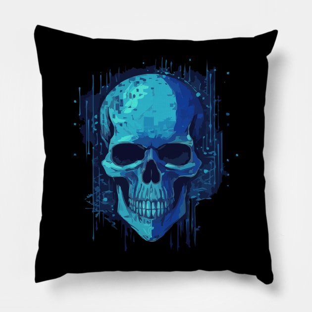 SKULL FUNK WIZARD Pillow by Pixy Official