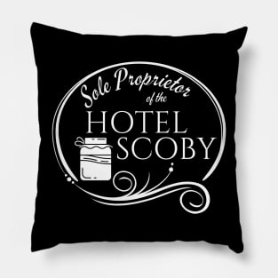 Funny Kombucha Sole Proprietor Hotel Scoby Pillow