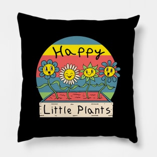 Happy Little Plants Pillow