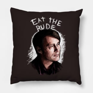 Eat The Rude Pillow