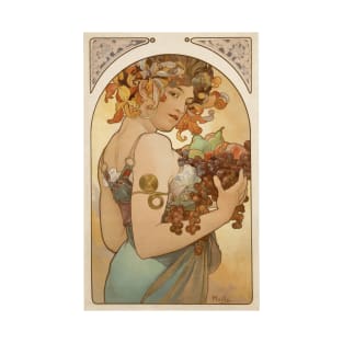 Alphonse Mucha- Fruit T-Shirt