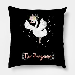 Schwan Tanz Tier Prinzessin Blumen Süß Pillow