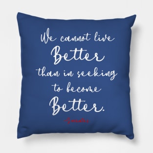 Socrates Quote Pillow