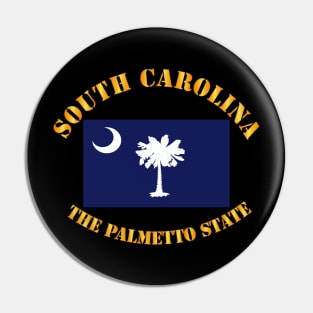 Flag - South Carolina - The Palmetto State Pin