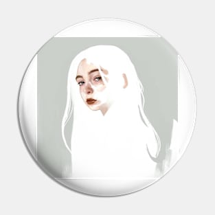 White Hair Pin