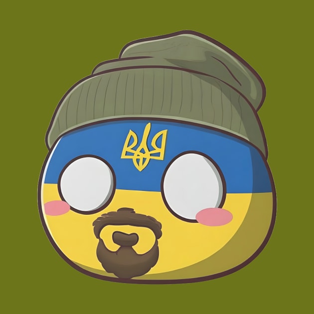 Ukraineball Countryball Budanov Polandball by Polandball World