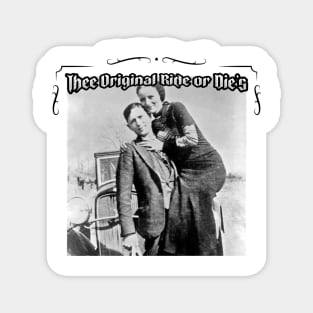 Bonnie & Clyde Magnet