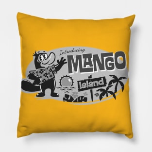 Mango Island Black & White Pillow