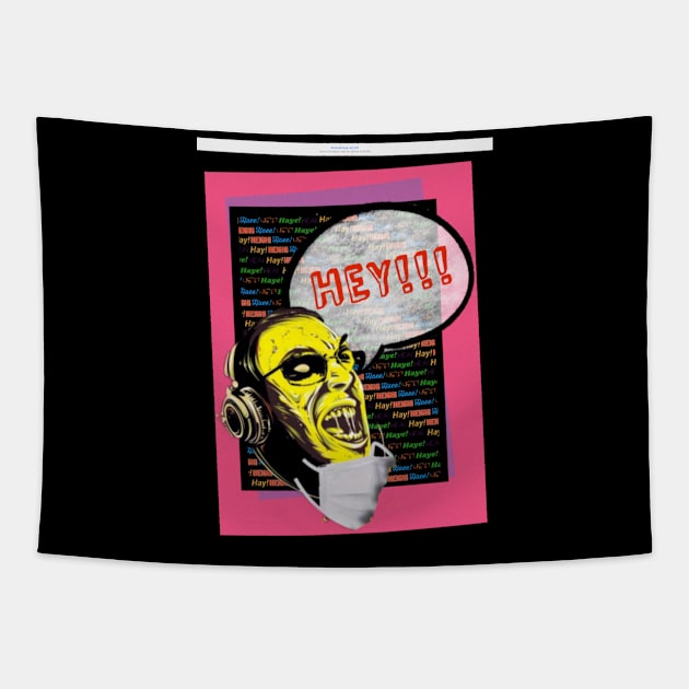 Boris Hey!!! Tapestry by Realhappyhorror