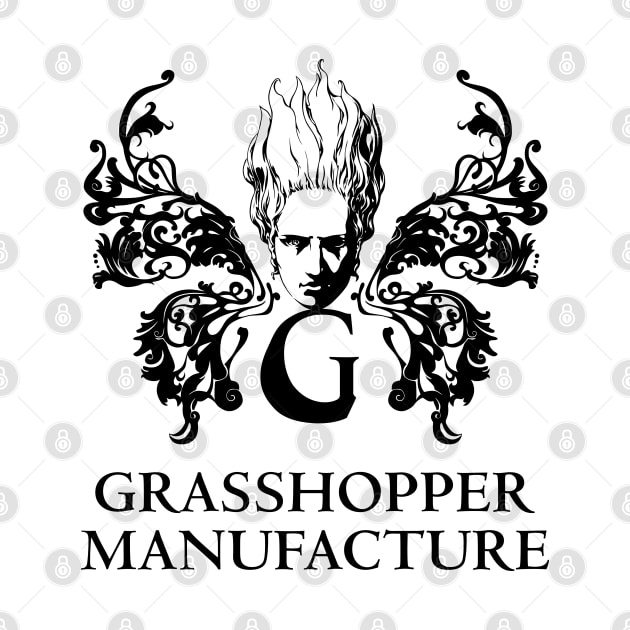 Grasshopper Manufacture Merch Grasshopper Manufacture Logo by Thomas-Mc