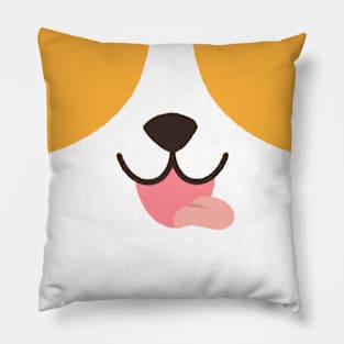 Corgi Cute Tongue Pillow