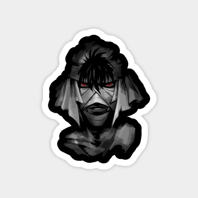 Makoto Shishio Magnet by epyongart