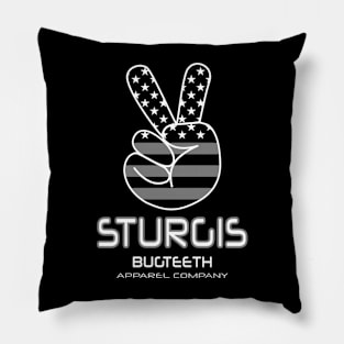 Sturgis Two Wheels Down Pillow