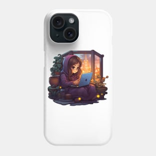 Cozy gamer girl Phone Case