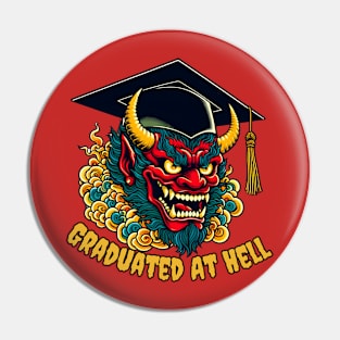 Graduation devil Pin