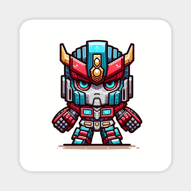 Super chibi mecha boy Magnet by Mechanime World